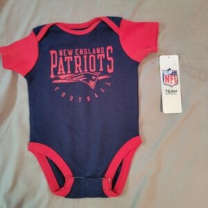 NFL New England Patriots Infant Bodysuit - Navy and Red
